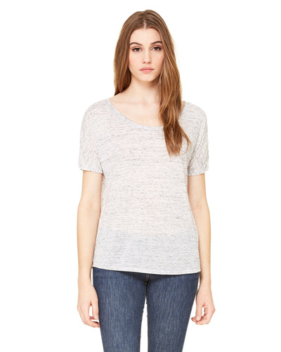 Bella + Canvas Ladies' Slouchy Scoop-Neck T-Shirt: Effortless Comfort and Relaxed Style