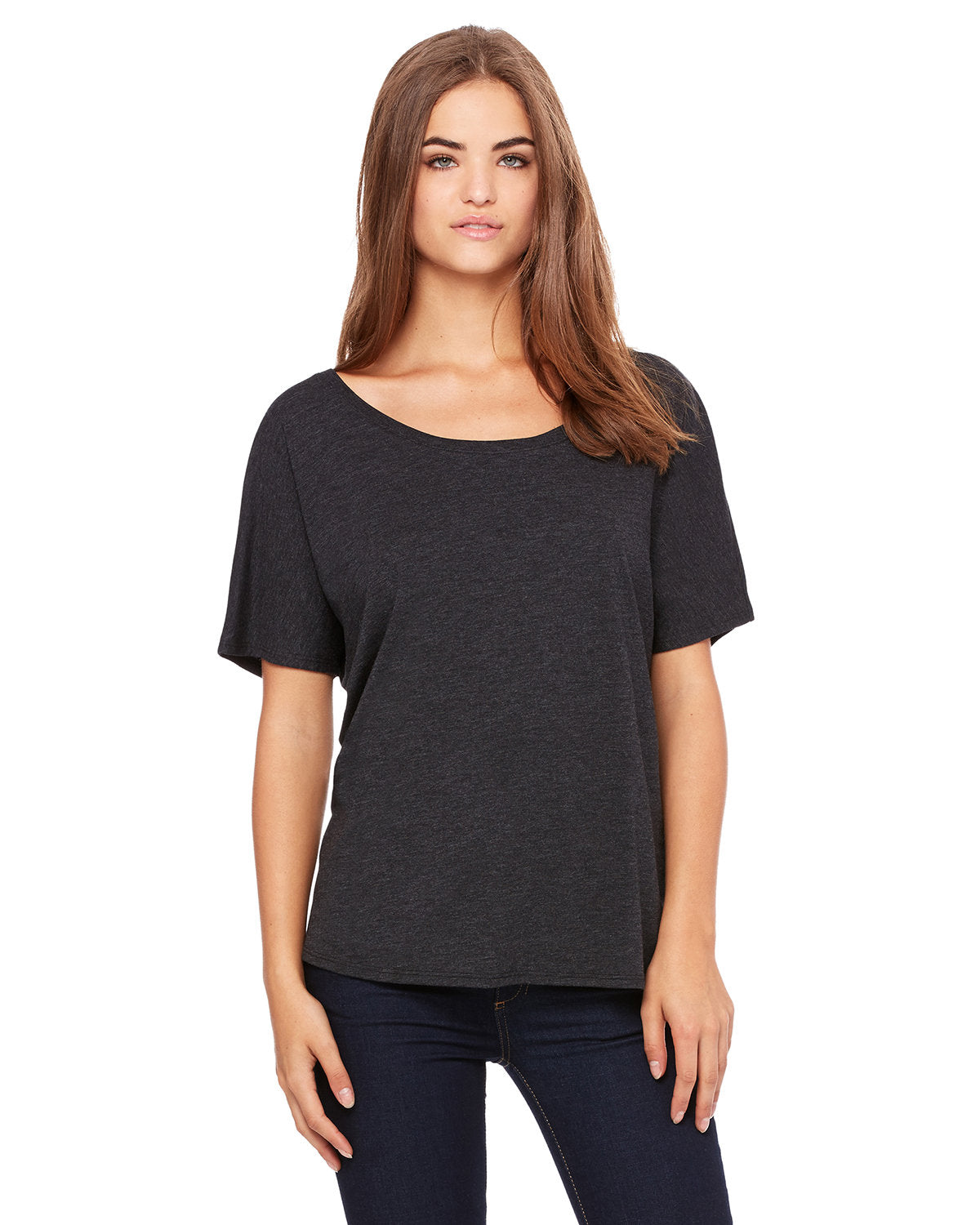 Bella + Canvas Ladies' Slouchy Scoop-Neck T-Shirt: Effortless Comfort and Relaxed Style