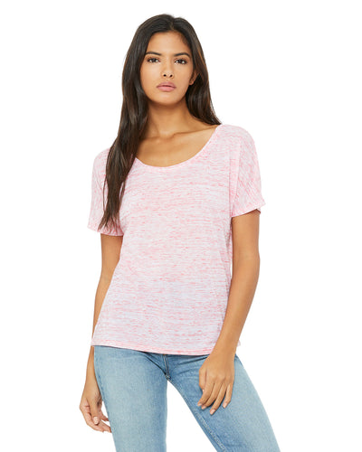 Bella + Canvas Ladies' Slouchy Scoop-Neck T-Shirt: Effortless Comfort and Relaxed Style