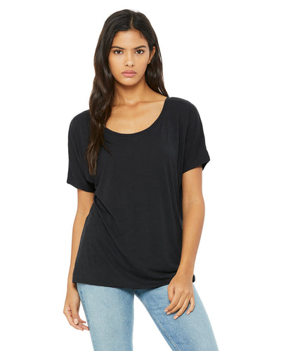 Bella + Canvas Ladies' Slouchy Scoop-Neck T-Shirt: Effortless Comfort and Relaxed Style