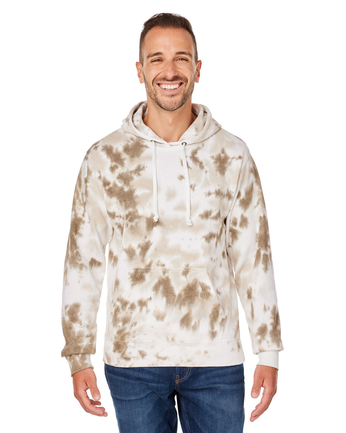 Vibrant Comfort: J America Adult Tie-Dye Pullover Hooded Sweatshirt