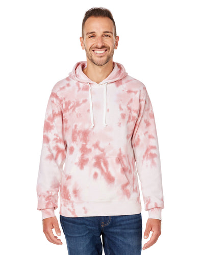 Vibrant Comfort: J America Adult Tie-Dye Pullover Hooded Sweatshirt