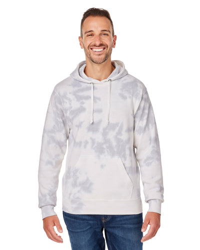 Vibrant Comfort: J America Adult Tie-Dye Pullover Hooded Sweatshirt