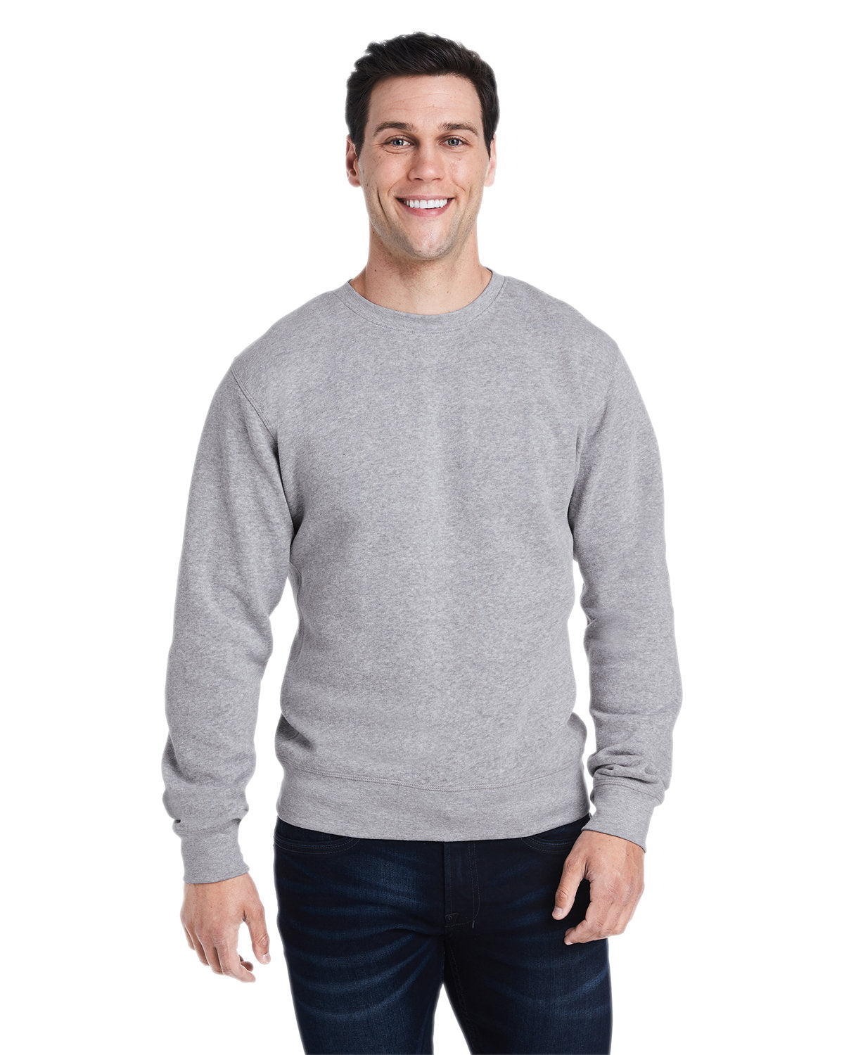 Effortless Style: J America Adult Triblend Crewneck Sweatshirt