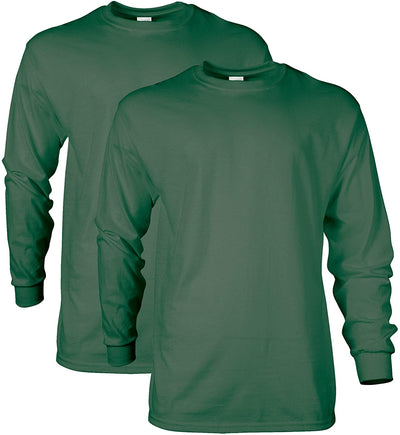 ADULT ULTRA COTTON LONG-SLEEVE T-SHIRT - APPAREL GLOBE