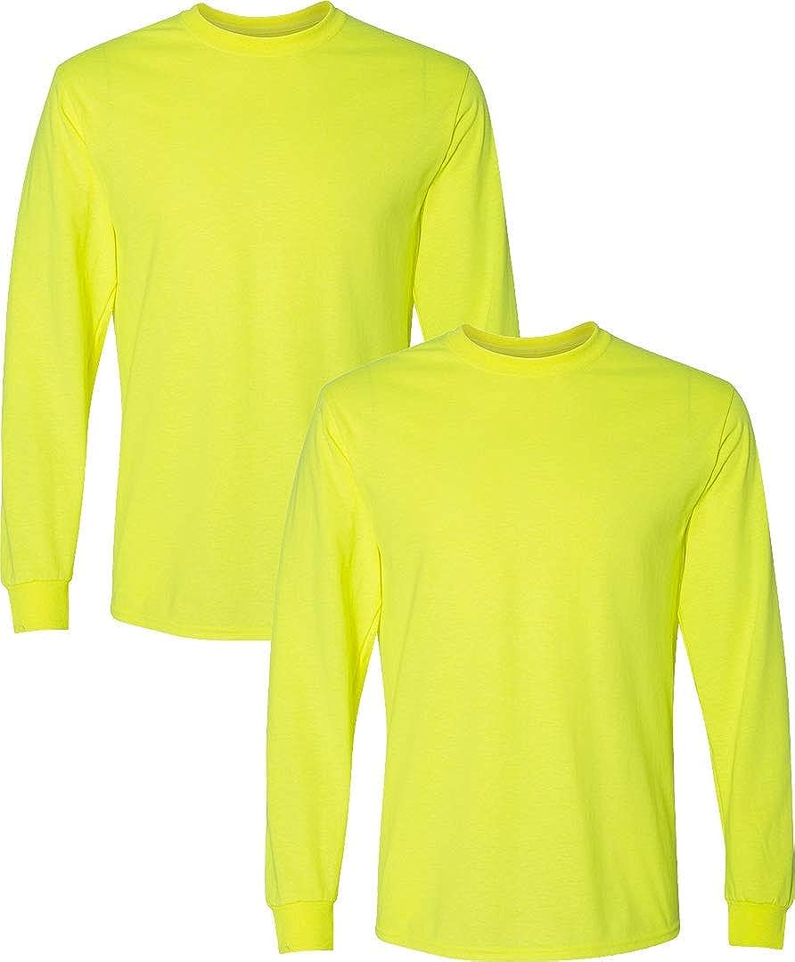 GILDAN ADULT 50/50 LONG-SLEEVE T-SHIRT - APPAREL GLOBE