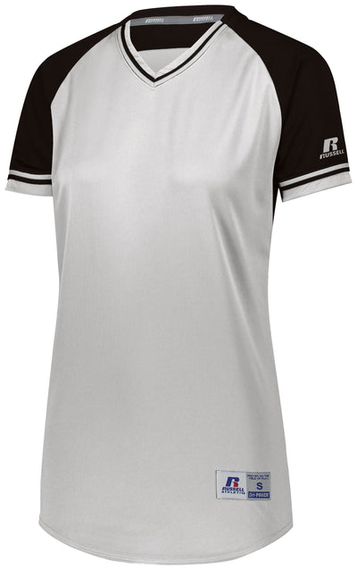 STYLE AND PERFORMANCE FOR FEMALE ATHLETES: RUSSELL TEAM LADIES CLASSIC V-NECK JERSEY