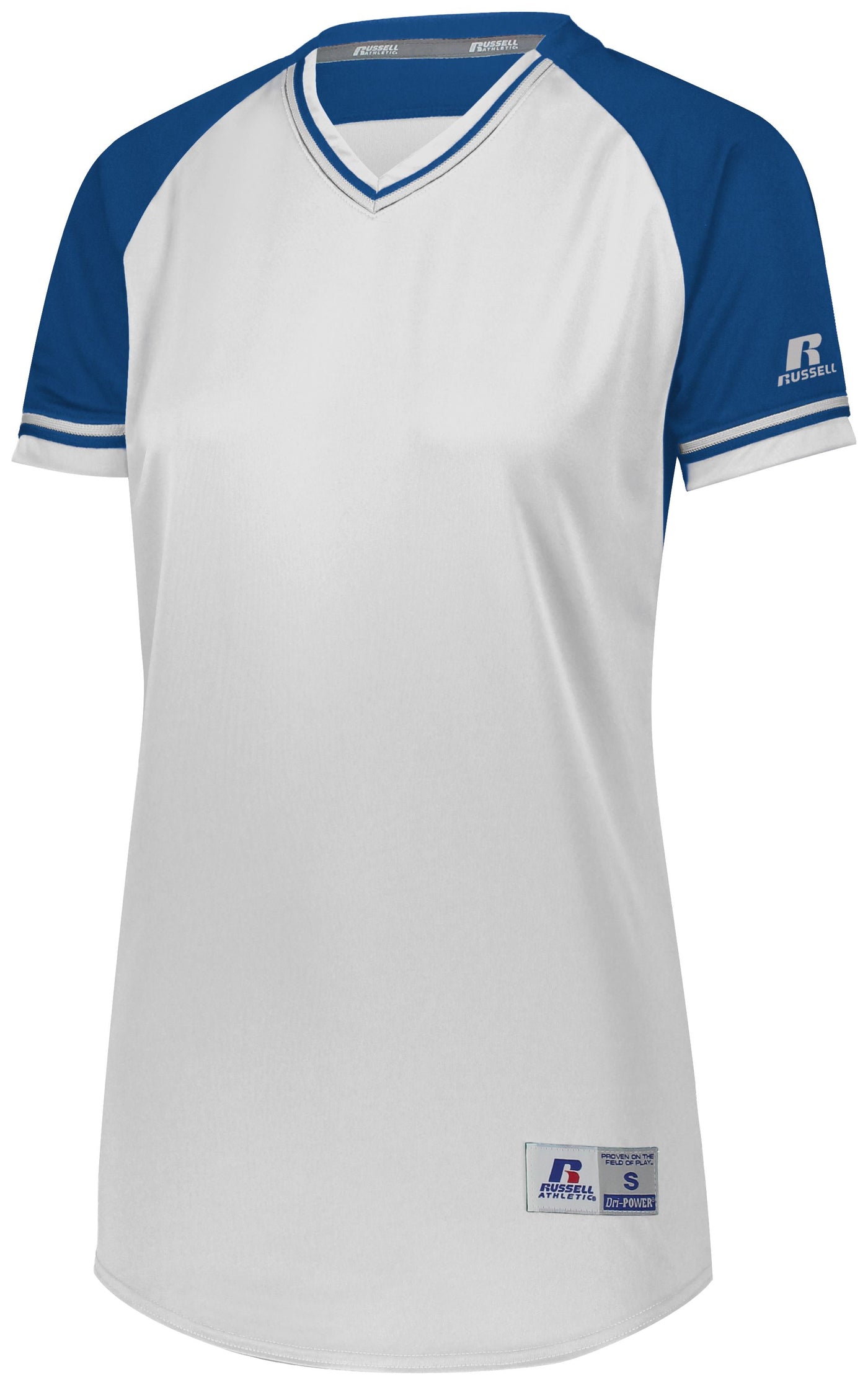 STYLE AND PERFORMANCE FOR FEMALE ATHLETES: RUSSELL TEAM LADIES CLASSIC V-NECK JERSEY