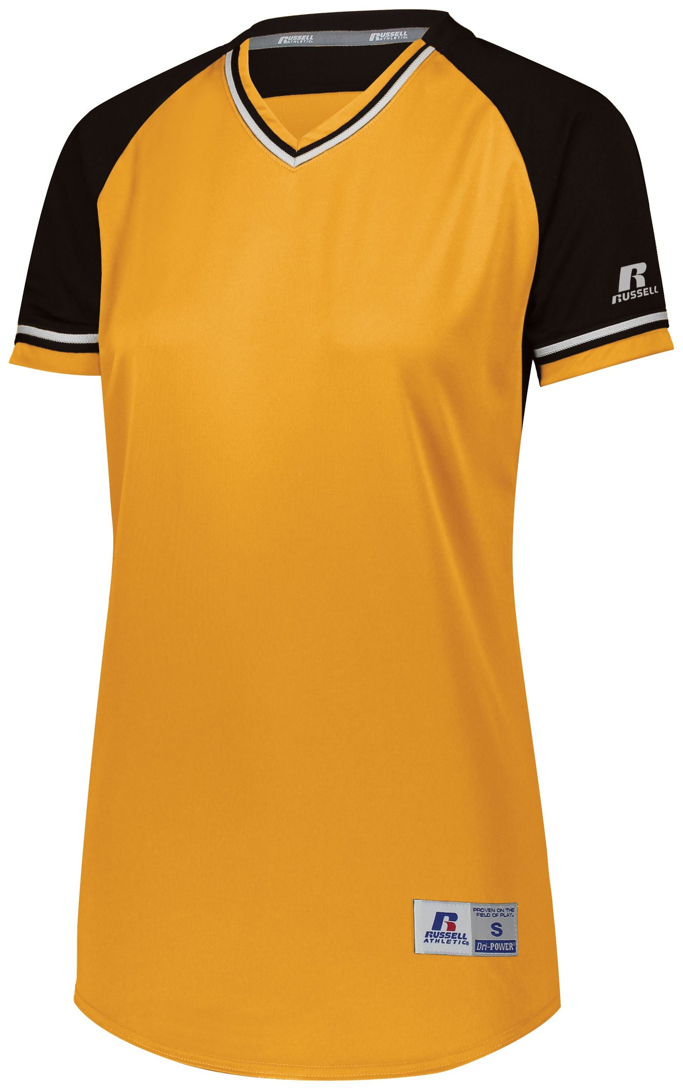 STYLE AND PERFORMANCE FOR FEMALE ATHLETES: RUSSELL TEAM LADIES CLASSIC V-NECK JERSEY