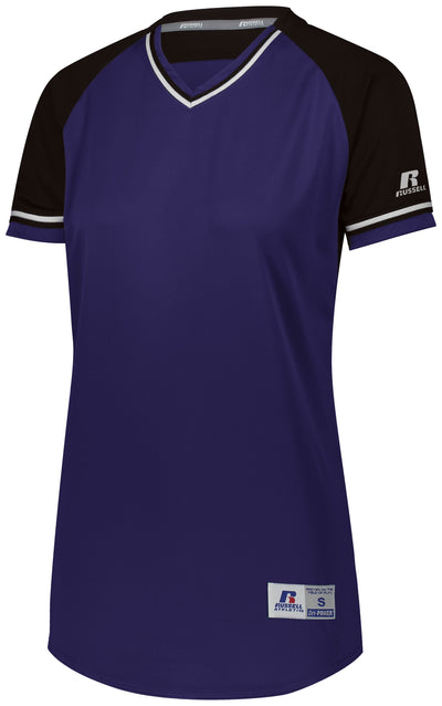 STYLE AND PERFORMANCE FOR FEMALE ATHLETES: RUSSELL TEAM LADIES CLASSIC V-NECK JERSEY