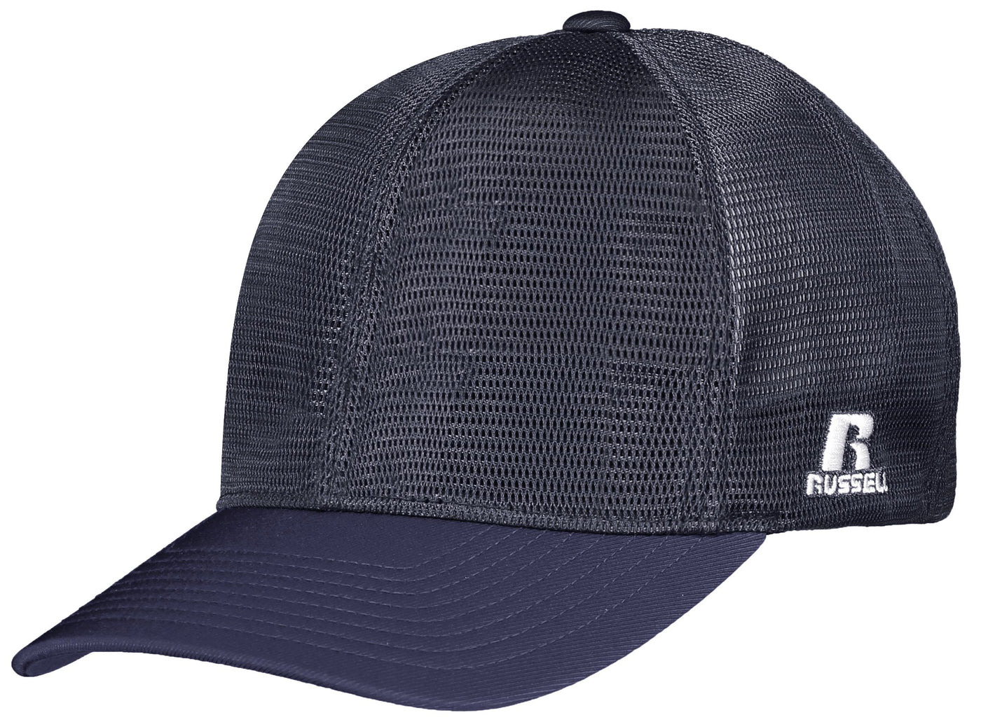 "RUSSELL TEAM FLEXFIT 360 MESH CAP: STAY COOL, COMFORTABLE, AND STYLISH!"