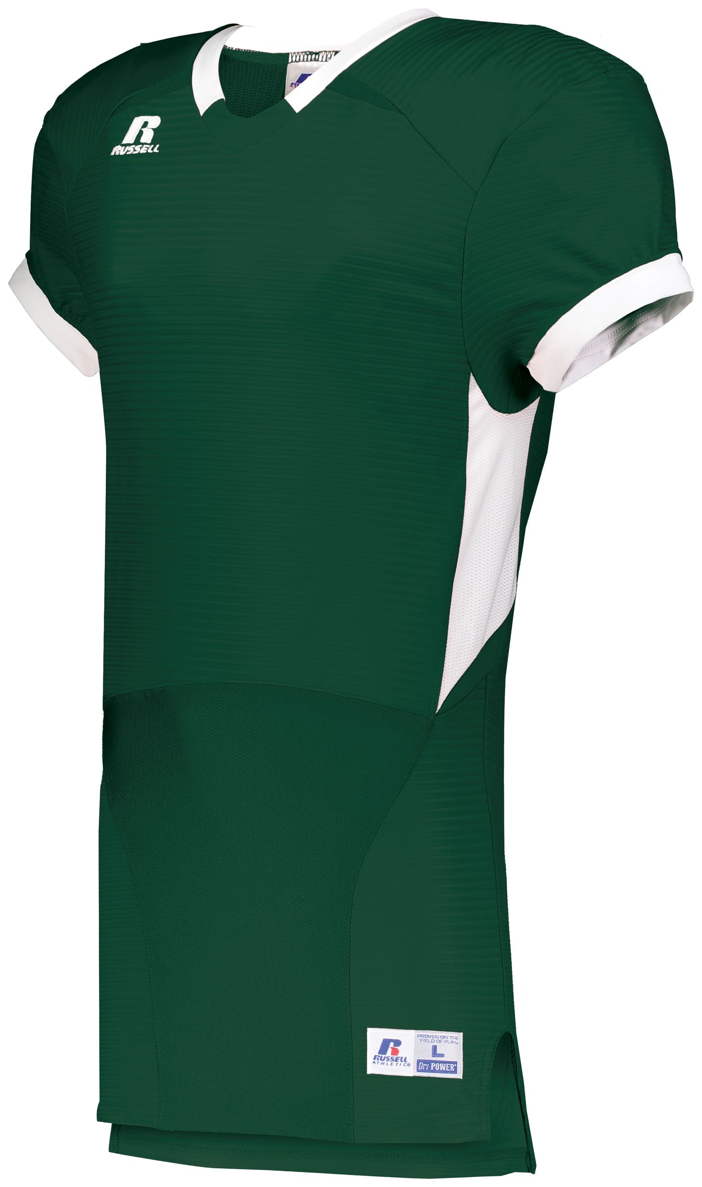 : UNLEASH YOUR TEAM'S WINNING STYLE WITH THE RUSSELL TEAM COLOR BLOCK GAME JERSEY