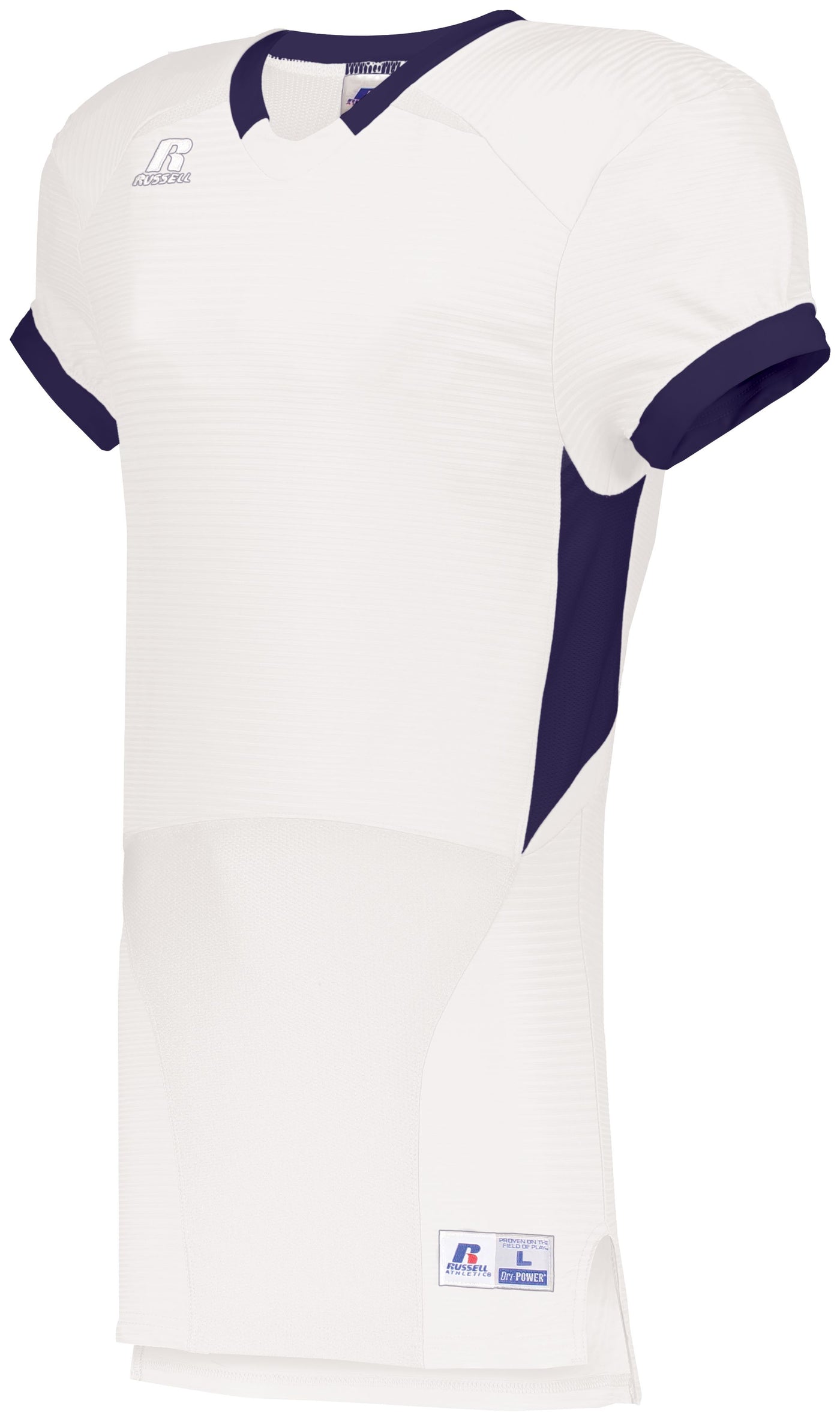: UNLEASH YOUR TEAM'S WINNING STYLE WITH THE RUSSELL TEAM COLOR BLOCK GAME JERSEY