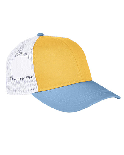 Embrace Urban Cool with the Authentic Pigment Tri-Color Trucker Cap