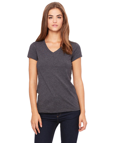 Bella + Canvas Ladies' Jersey Short-Sleeve V-Neck Tee: Effortless Elegance and Comfort