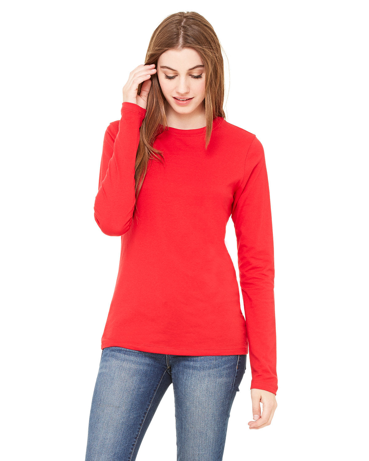 Bella + Canvas Ladies' Jersey Long-Sleeve Tee: Timeless Comfort and Style