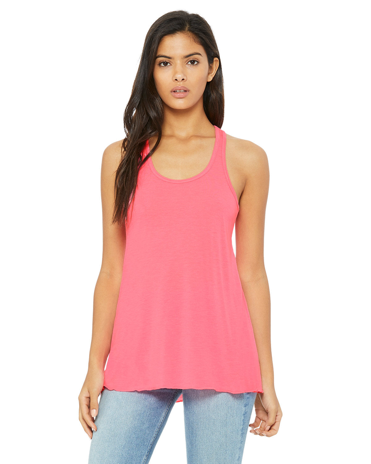 Effortlessly Stylish Bella + Canvas Flowy Racerback Tank for Women