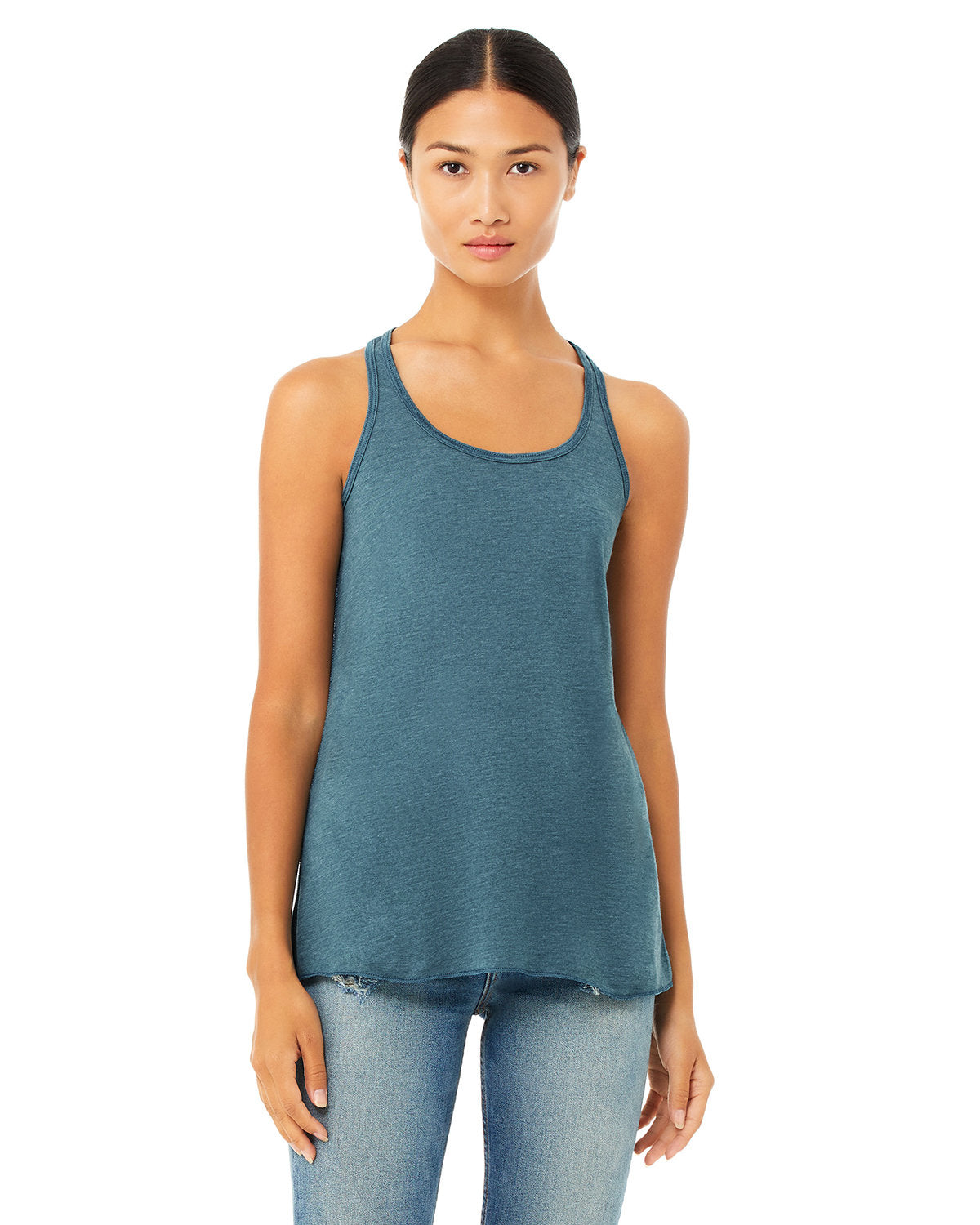 Effortlessly Stylish Bella + Canvas Flowy Racerback Tank for Women