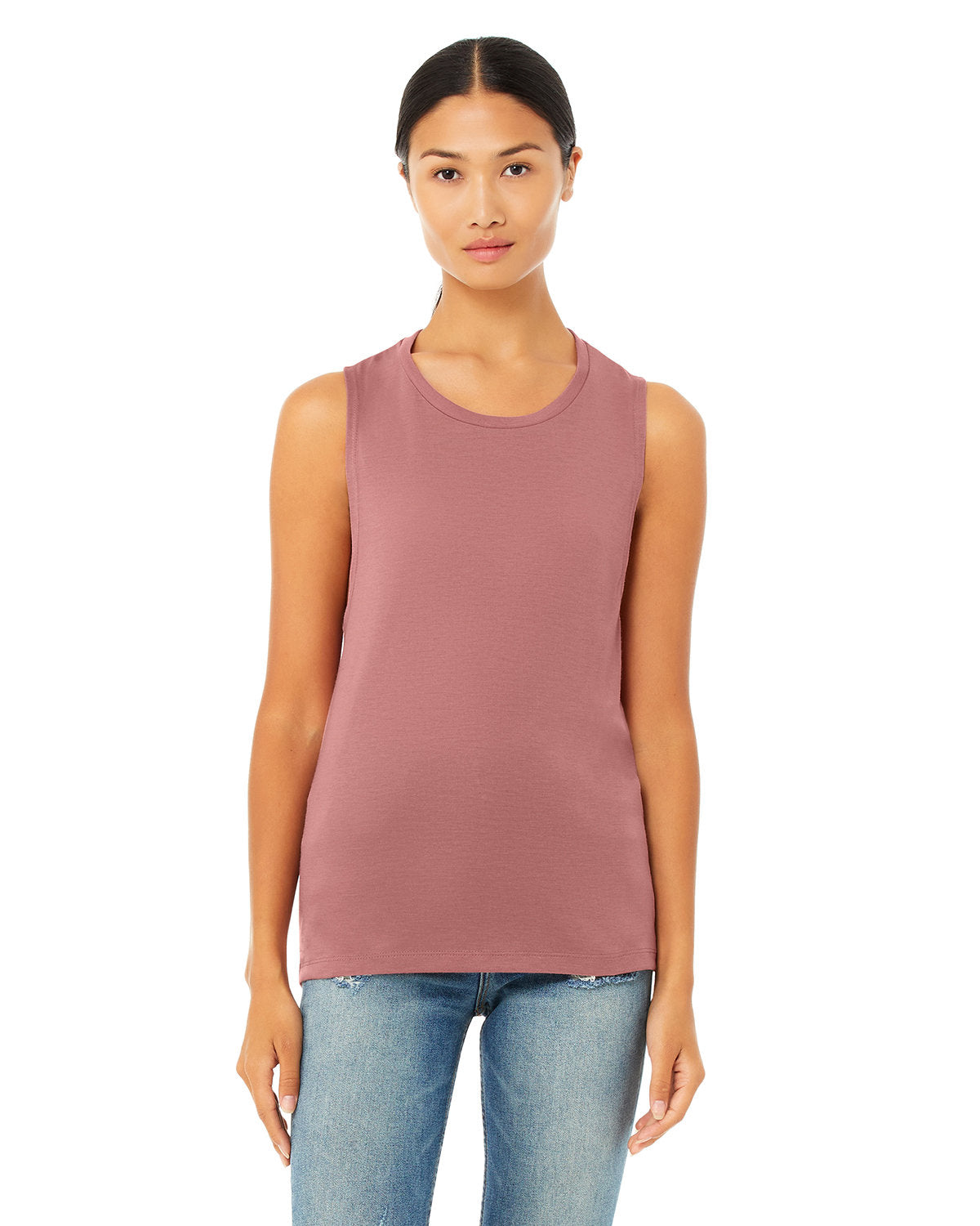 Bella + Canvas Flowy Scoop Muscle Tank: Effortless Style for Women