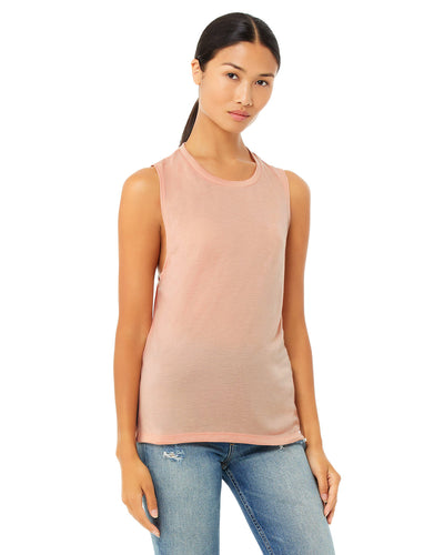 Bella + Canvas Flowy Scoop Muscle Tank: Effortless Style for Women