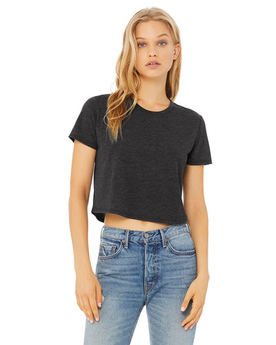 Bella + Canvas Flowy Cropped T-Shirt: Trendy Comfort for Women