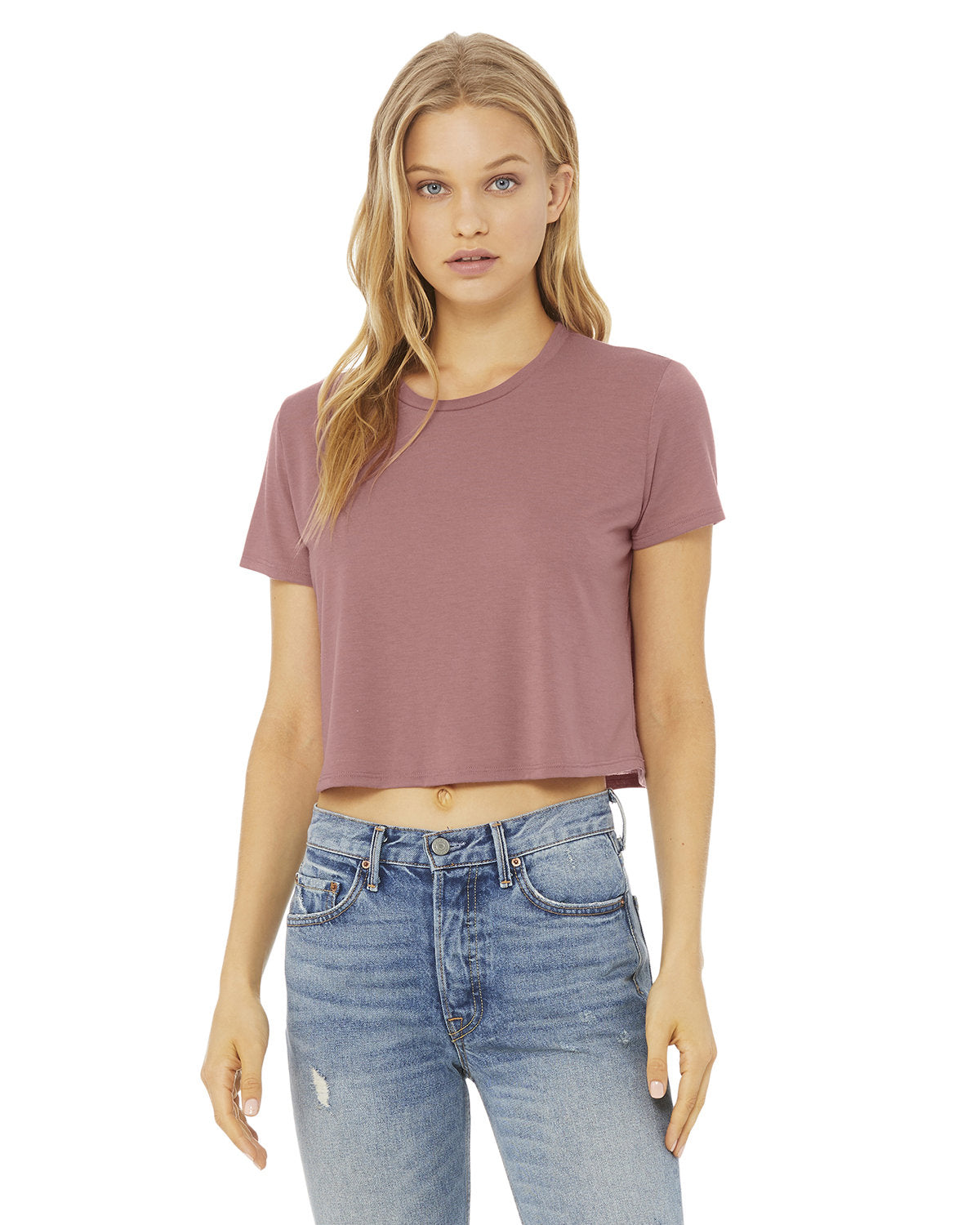 Bella + Canvas Flowy Cropped T-Shirt: Trendy Comfort for Women