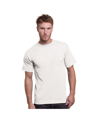 Bayside Adult 6.1 oz. Cotton Pocket T-Shirt