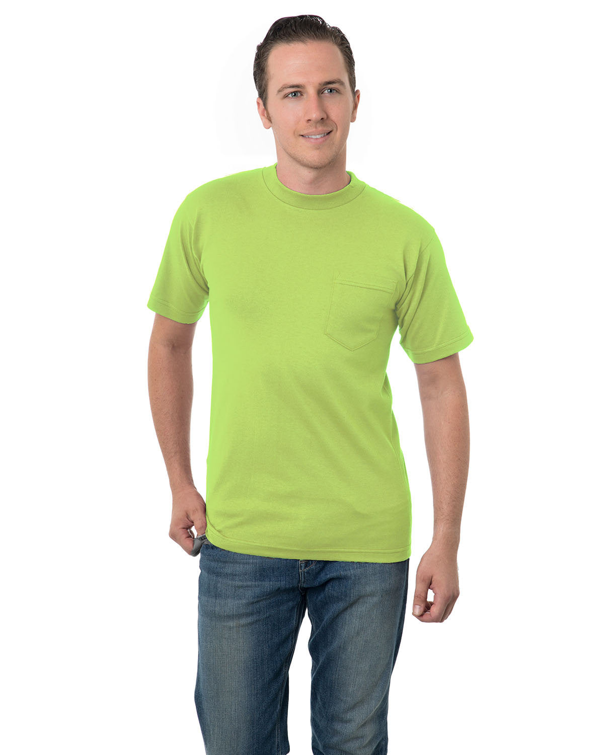 Bayside Adult 6.1 oz. Cotton Pocket T-Shirt