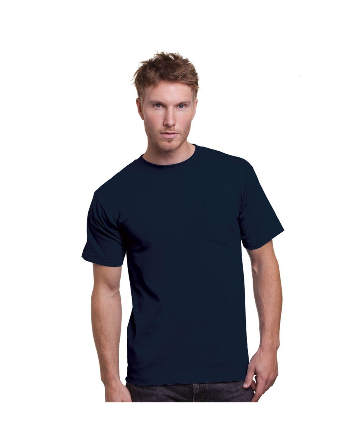 Bayside Adult 6.1 oz. Cotton Pocket T-Shirt