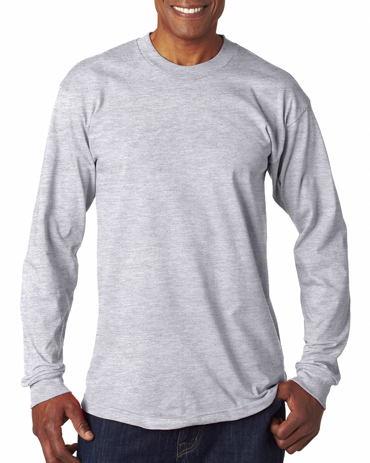 Bayside Adult 6.1 oz., 100% Cotton Long Sleeve T-Shirt