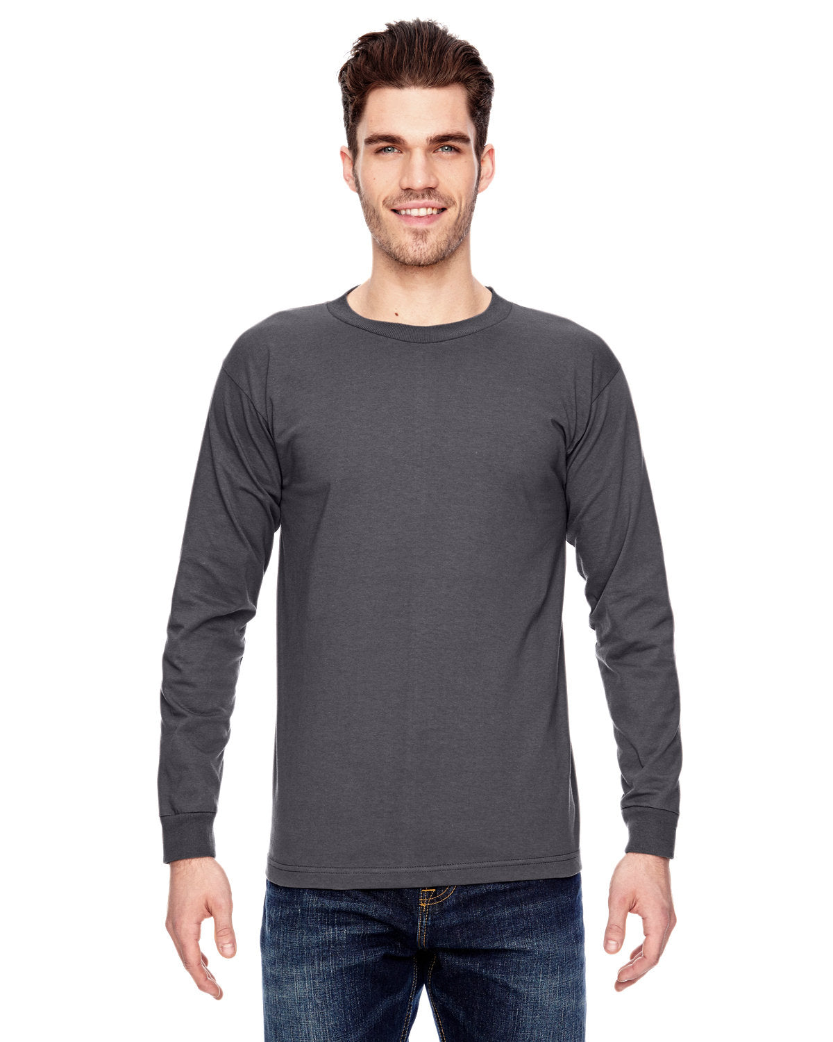 Bayside Adult 6.1 oz., 100% Cotton Long Sleeve T-Shirt