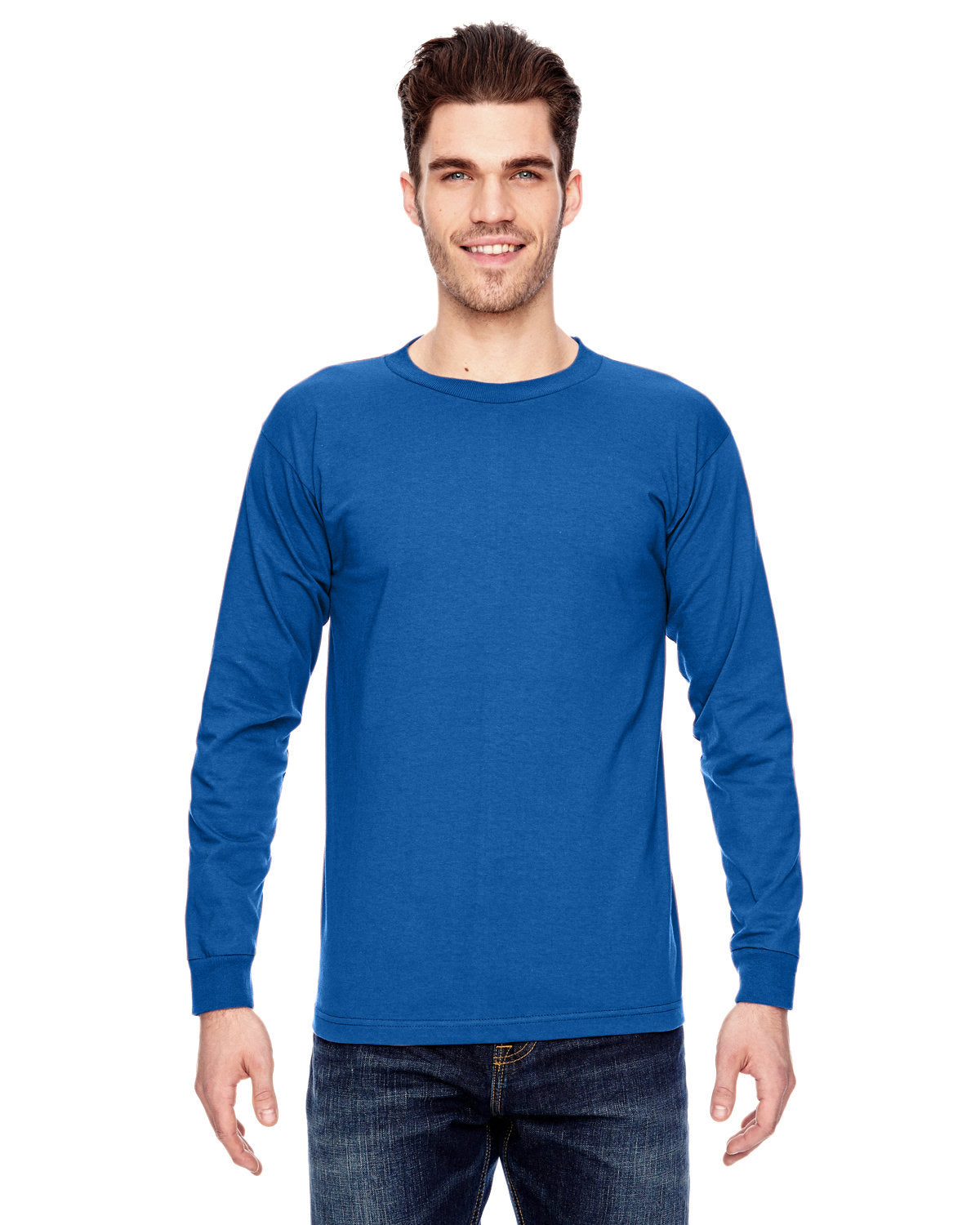 Bayside Adult 6.1 oz., 100% Cotton Long Sleeve T-Shirt