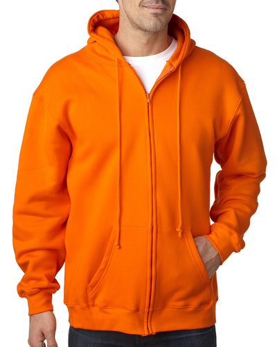 Bayside Adult 9.5 oz., 80% Cotton/20% Polyester Full-Zip Hooded Sweatshirt