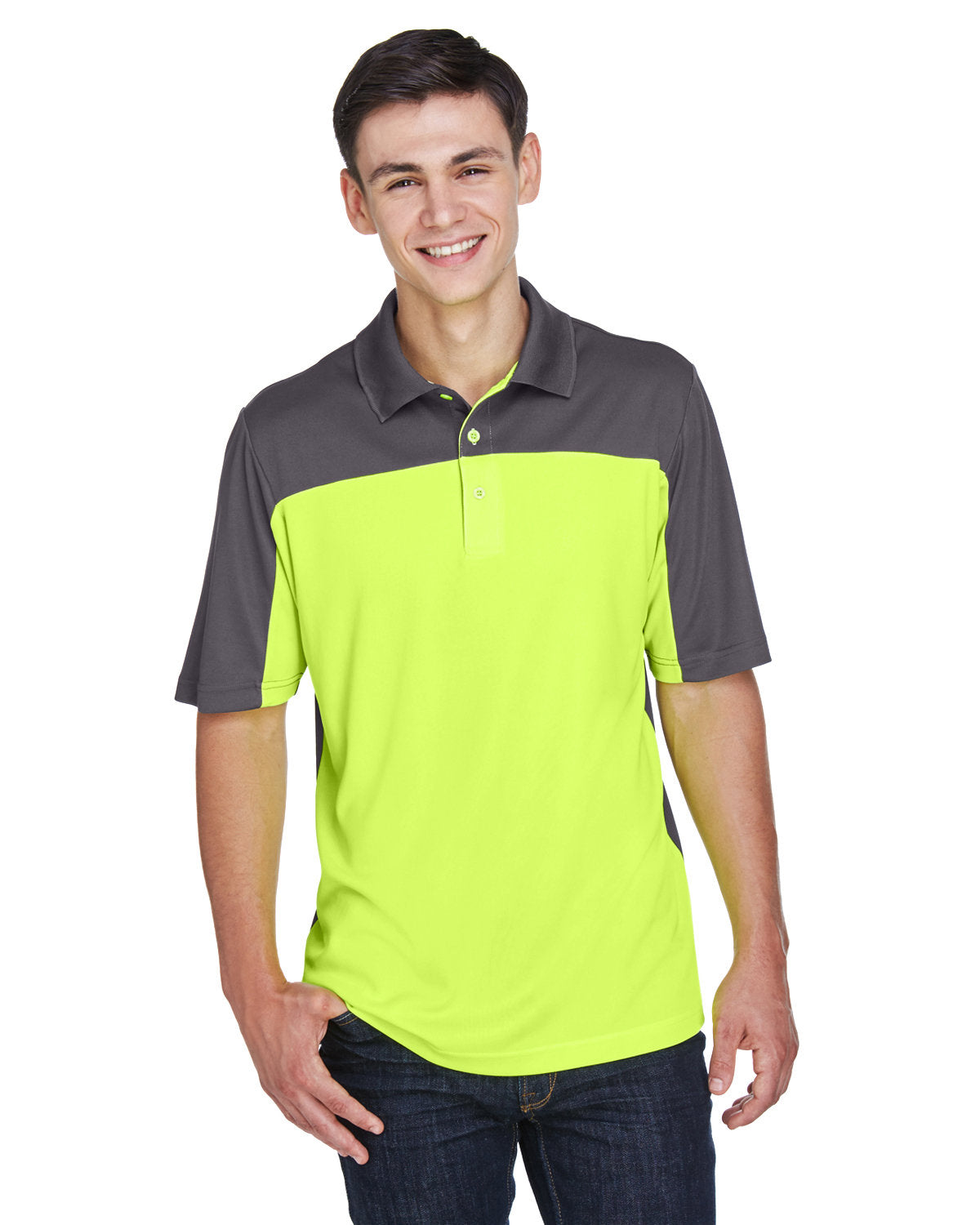 Men's Balance Colorblock Performance PiquÃ© Polo