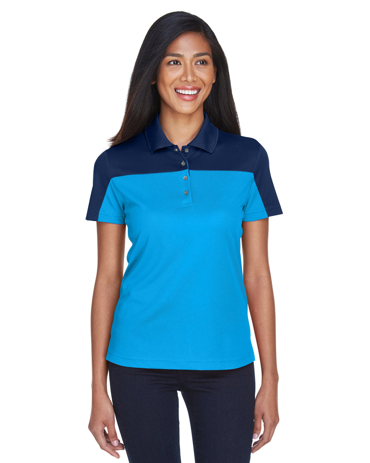 Ladies' Balance Colorblock Performance PiquÃ© Polo