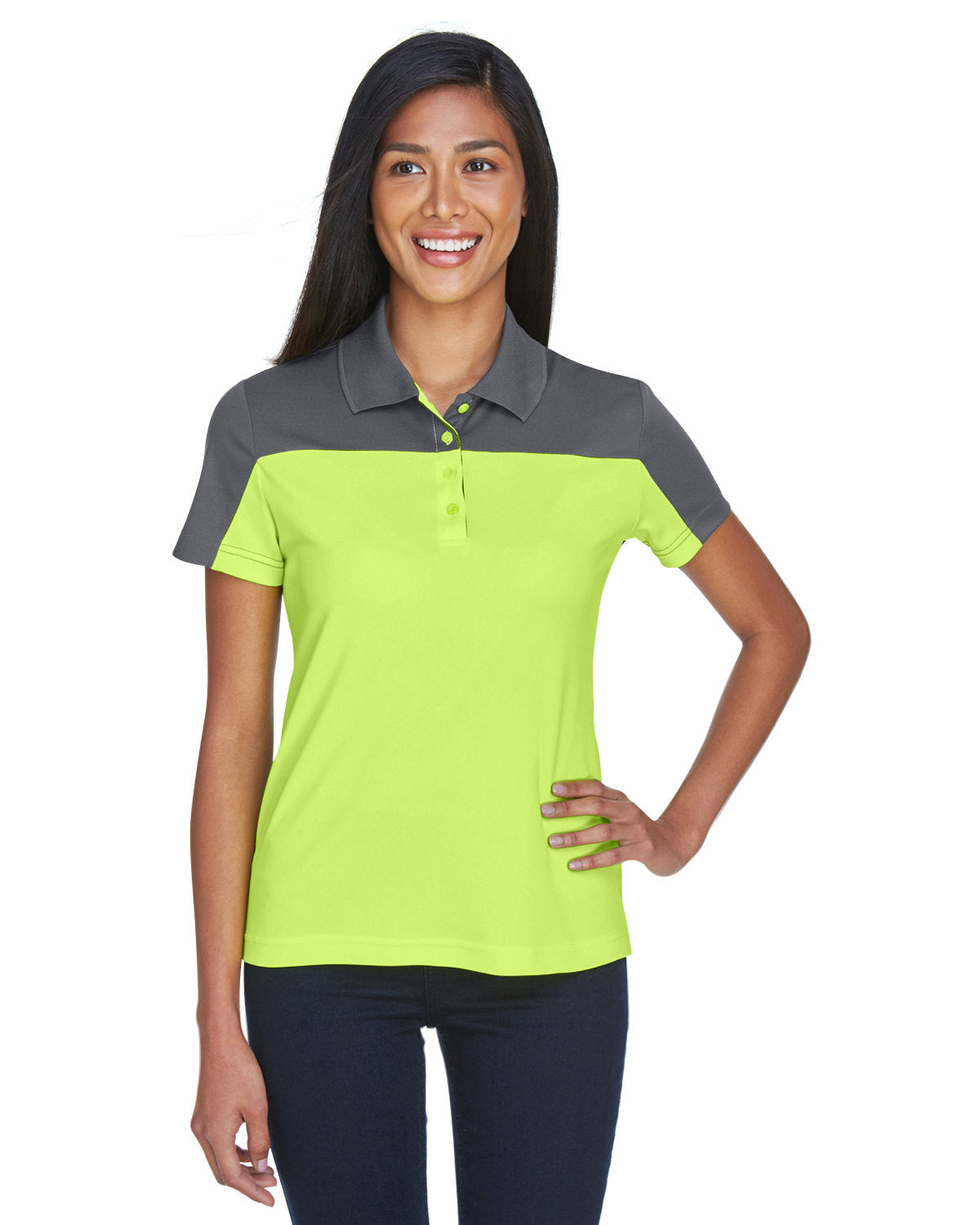 Ladies' Balance Colorblock Performance PiquÃ© Polo