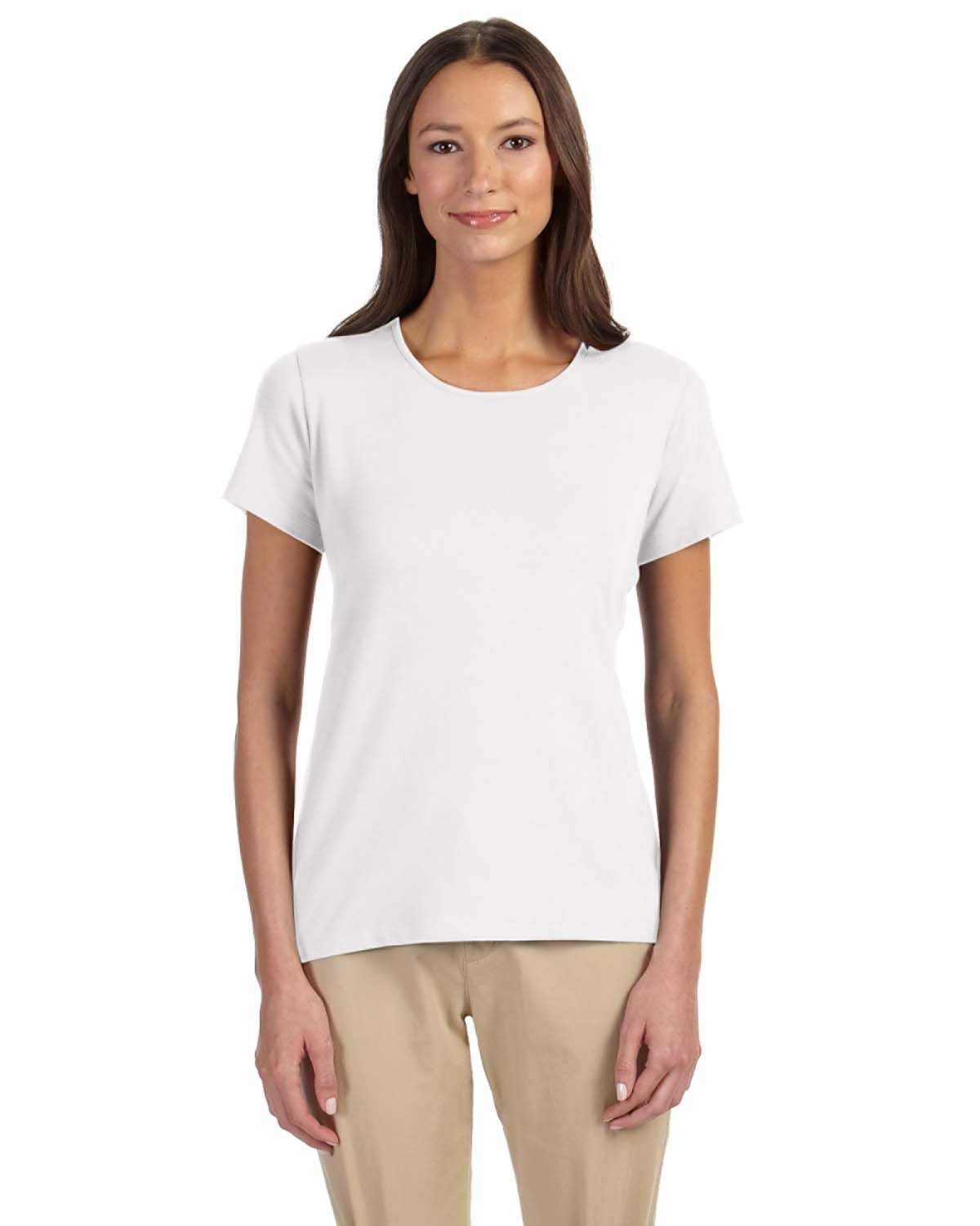 Effortless Sophistication: Devon & Jones Ladies' Perfect Fitâ„¢ Shell T-Shirt