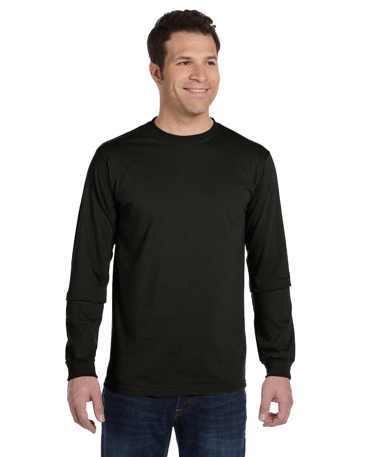 Timeless Comfort: Men's 100% Organic Cotton Classic Long-Sleeve T-Shirt by econscious