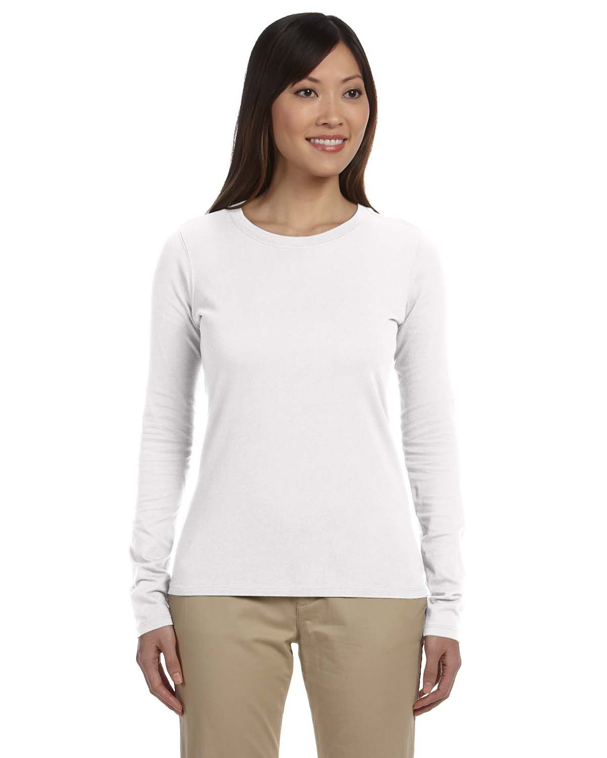 Timeless Comfort and Sustainability: Ladies' 100% Organic Cotton Classic Long-Sleeve T-Shirt by econscious