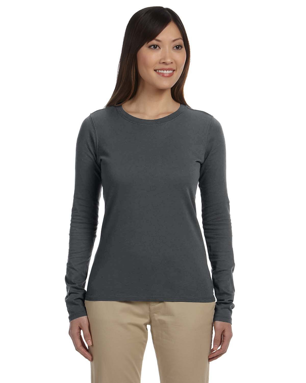 Timeless Comfort and Sustainability: Ladies' 100% Organic Cotton Classic Long-Sleeve T-Shirt by econscious