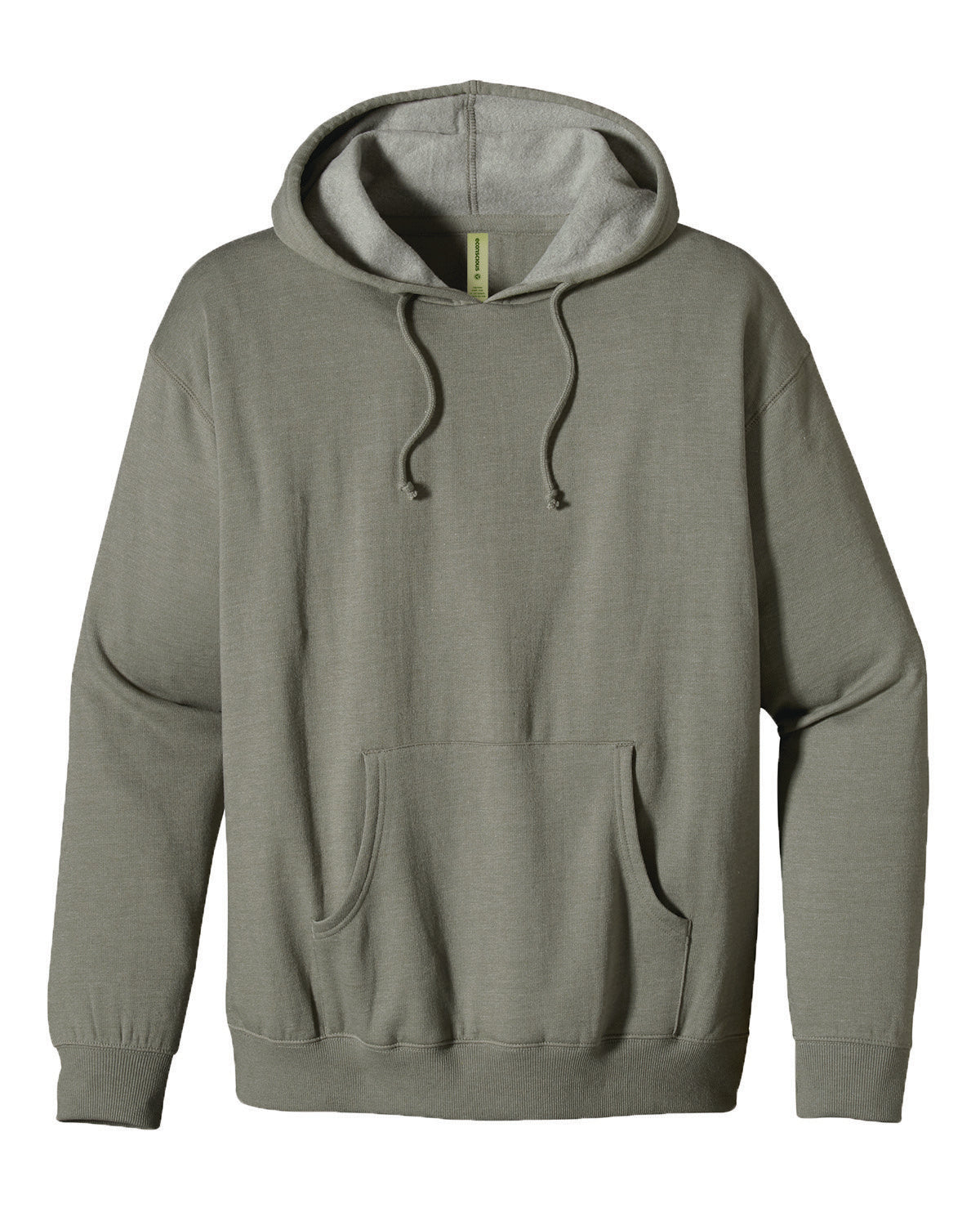 Sustainable Comfort and Style: Adult Organic/Recycled Heathered Fleece Pullover Hooded Sweatshirt by econscious