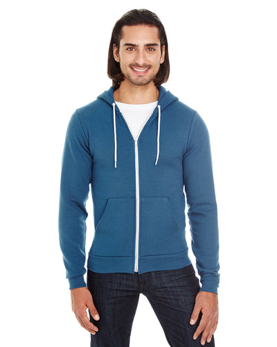 Supreme Comfort and Style: American Apparel Unisex Flex Fleece Zip Hoodie - Apparel Globe