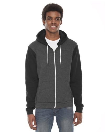 Supreme Comfort and Style: American Apparel Unisex Flex Fleece Zip Hoodie - Apparel Globe