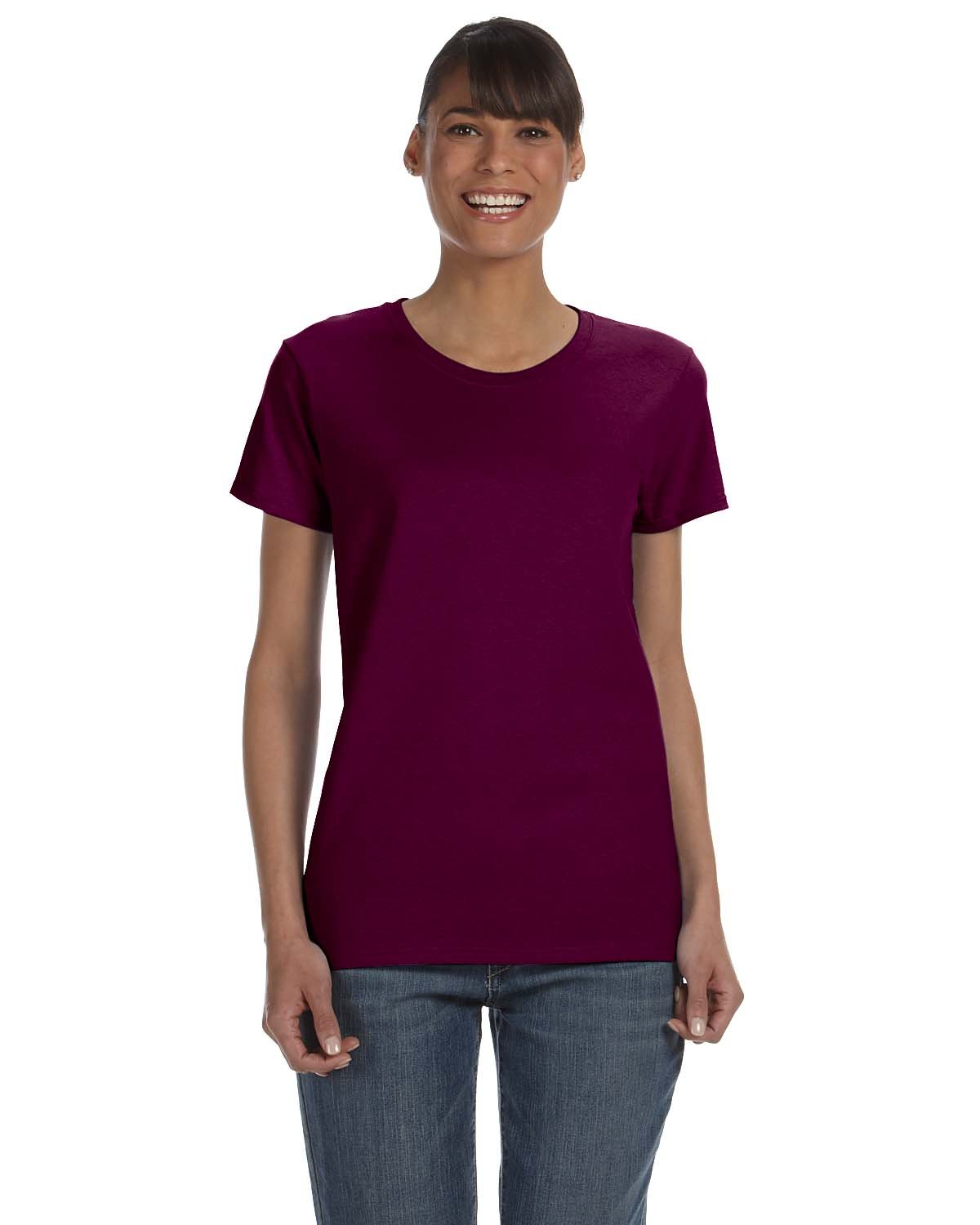 GILDAN-LADIES-HEAVY-COTTON¢-T-SHIRT-CLASSIC-COMFORT