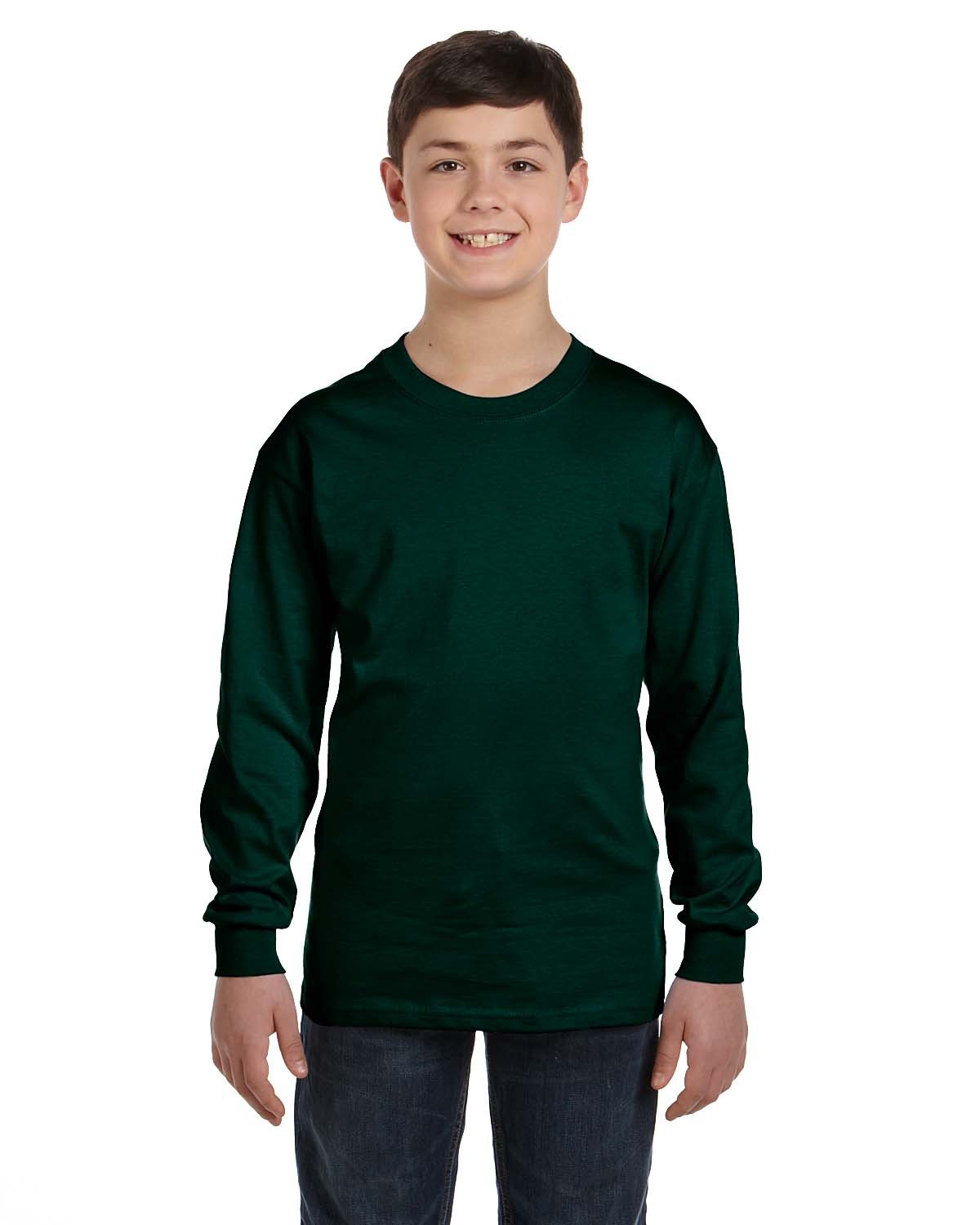 GILDAN-YOUTH-HEAVY-COTTONÂ„Â¢-LONG-SLEEVE-T-SHIRT-COZY-STYLE