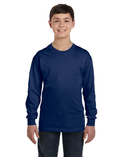 GILDAN-YOUTH-HEAVY-COTTONÂ„Â¢-LONG-SLEEVE-T-SHIRT-COZY-STYLE