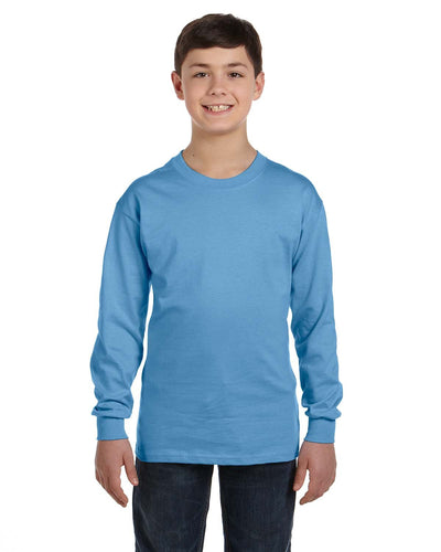 GILDAN-YOUTH-HEAVY-COTTONÂ„Â¢-LONG-SLEEVE-T-SHIRT-COZY-STYLE