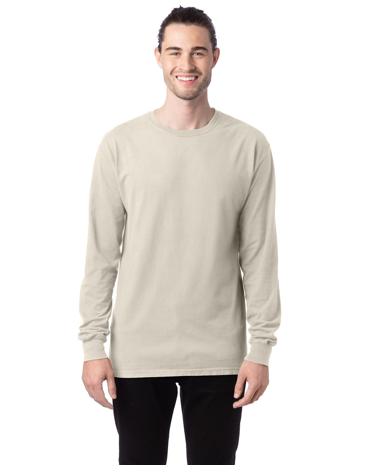 ComfortWash by Hanes Unisex Garment-Dyed Long-Sleeve T-Shirt GDH200