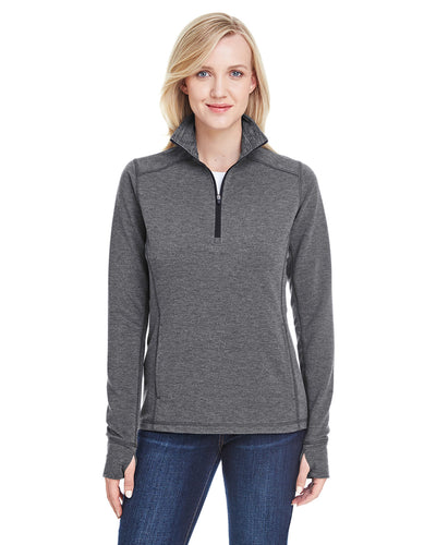 Unparalleled Comfort: J America Ladies' Omega Stretch Quarter-Zip