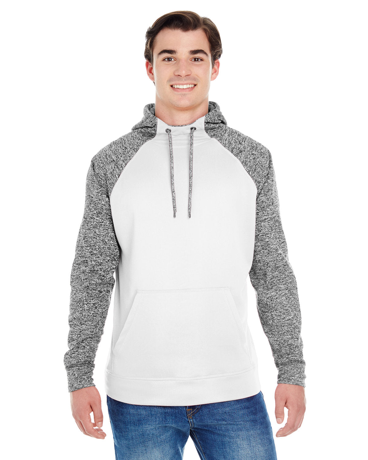 Stay Stylish and Cozy with the J America Adult Colorblock Cosmic Pullover Hooded Sweatshirt